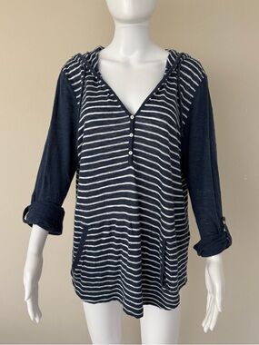 J. Jill Linen Hooded Top